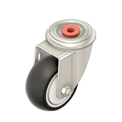 MODULAR SOLUTIONS ALUMINUM CASTER&lt;br&gt;3&quot; SWIVEL, M10 STEM